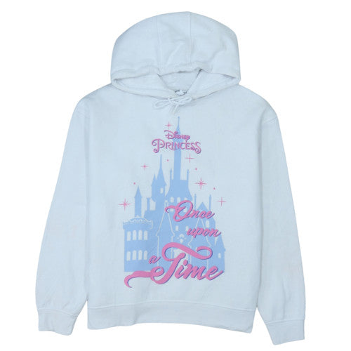 Disney Princess Womens White Pullover Hoodie Size M Once Upon a Time