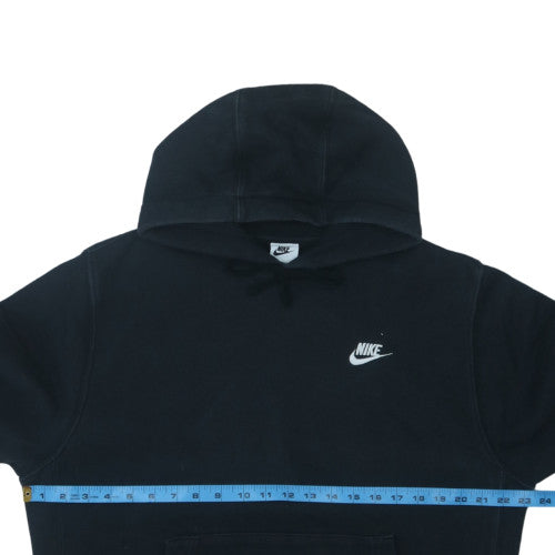 Nike Men's Black Pullover Hoodie M Regular Fit Fleece Sweatshirt
