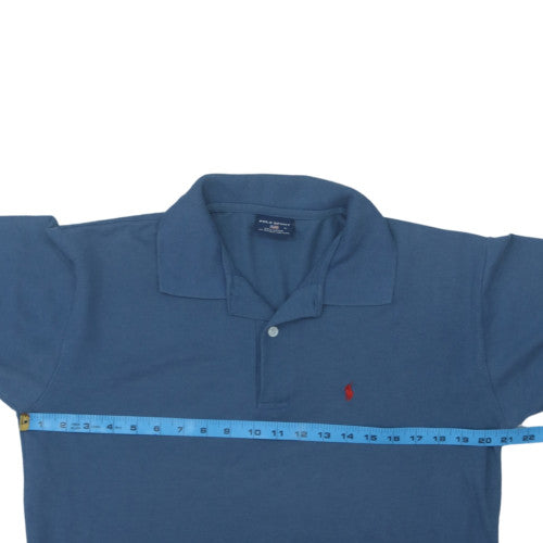 Polo Sport Men's Blue Cotton Short Sleeve Polo Shirt Size L
