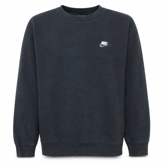 Nike Men's Black Small Pullover Crew Neck Fleece Sweatshirt