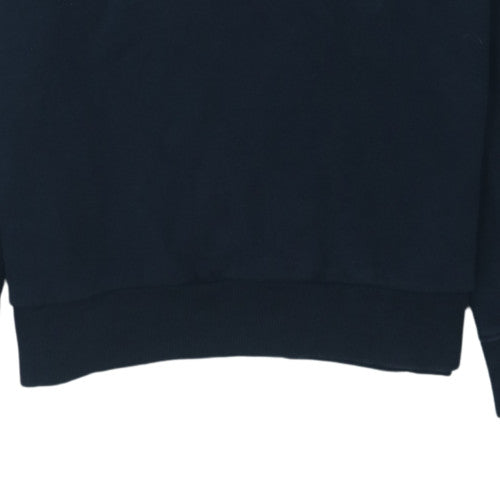 Napapijri Men’s Blue Logo Pullover Hoodie Size M