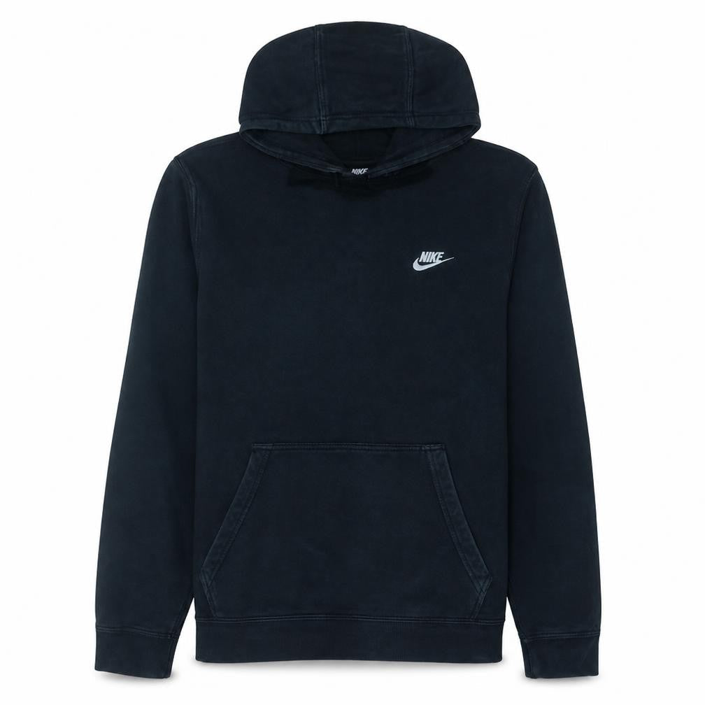 Nike Men's Black Pullover Hoodie M Logo Fleece Sweatshirt