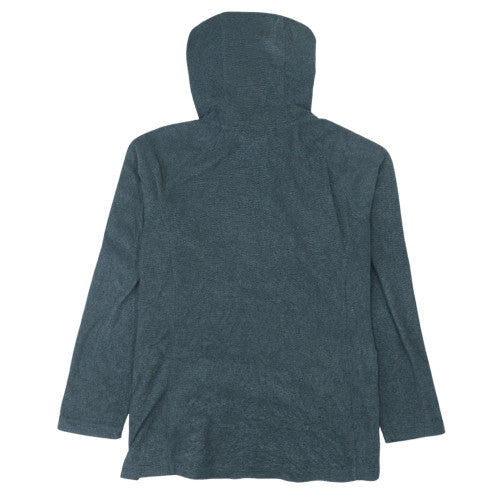 The North Face Unisex Grey Fleece Hooded Full Zip Jacket XL
