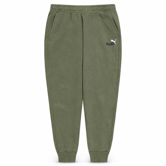 Puma Men's Green XL Fleece Jogger Trousers Regular Fit