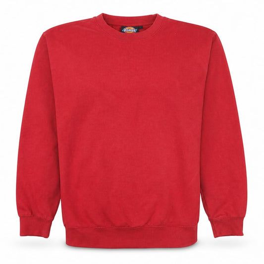 Dickies Men's Red Crew Neck Pullover Sweatshirt Size L