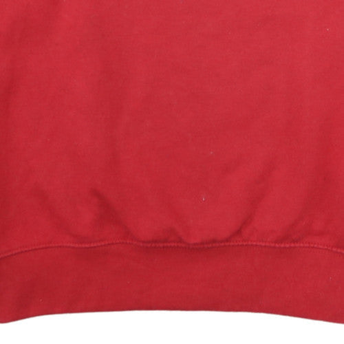 Dickies Men's Red Crew Neck Pullover Sweatshirt Size L
