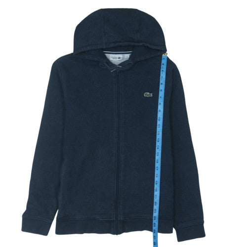 Lacoste Sport Men's Blue XL Full Zip Hoodie Cotton Blend