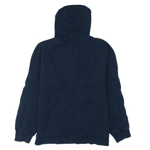 adidas Men's Blue Full Zip Fleece Hoodie Size L Sportswear