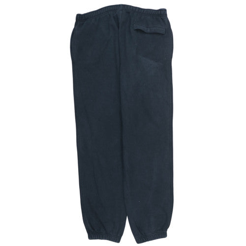 Nike Men's Black Jogger Sweatpants Size L 34in Elastic Waist Fleece
