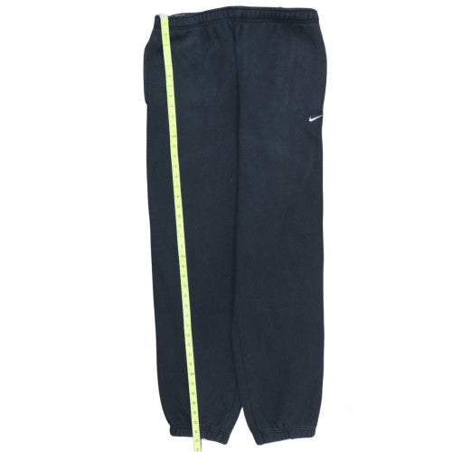 Nike Men's Black Jogger Sweatpants Size L 34in Elastic Waist Fleece