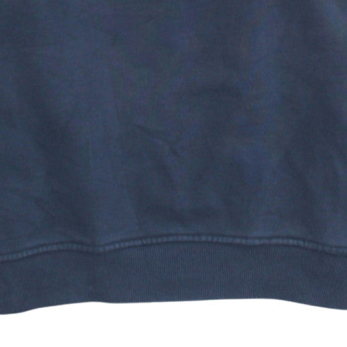 Tommy Hilfiger Men's Blue Logo Embroidered Pullover Sweatshirt Size M