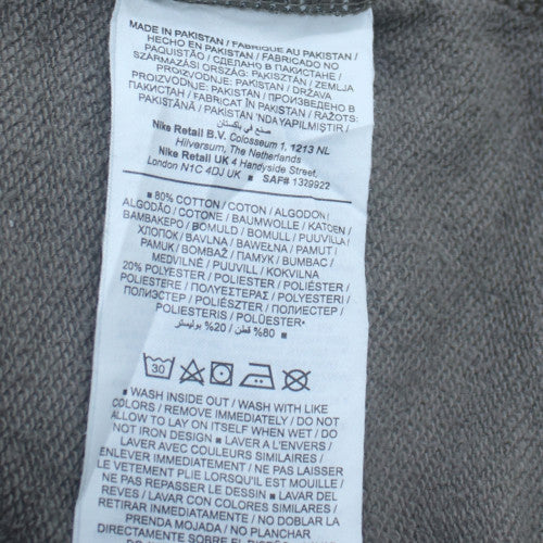 Nike Women’s Grey Small Pullover Sweatshirt Crew Neck Cotton Blend