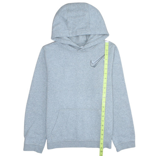 Nike Boys Grey XL Pullover Hoodie Fleece Lined Casual Sweatshirt