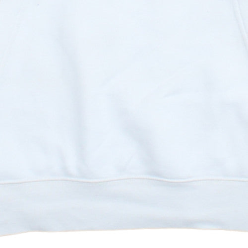 Nike Women White Pullover Hoodie Size S Cotton Blend Fleece