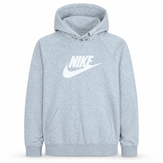 Nike Men's Grey Pullover Hoodie M Regular Fit Graphic Sportswear