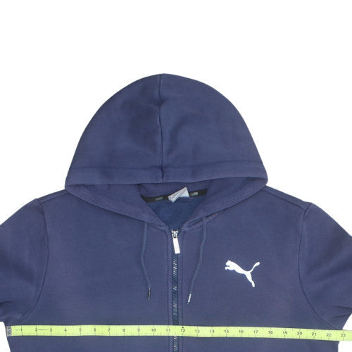 Puma Men's Blue Full Zip Hoodie M Classic Sportswear