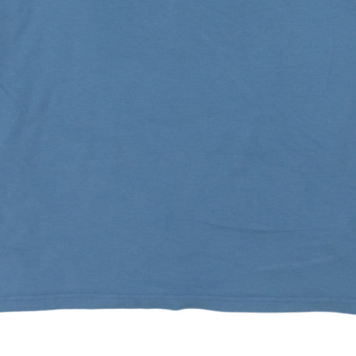 Columbia Mens Blue 2XL Graphic Dog Outdoor Cotton T-Shirt