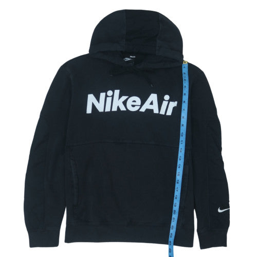 Nike Air Black Men's Pullover Hoodie M Logo Fleece Sportswear