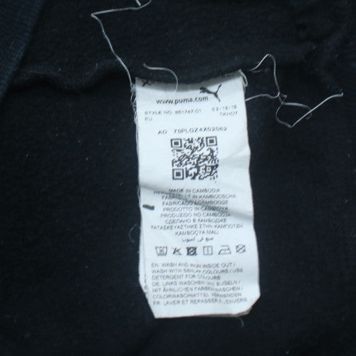 Puma Mens Black Crew Neck Sweatshirt M Classic Logo Pullover