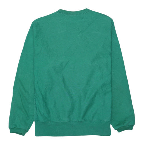 Champion Men's Green Reverse Weave Pullover Sweatshirt Medium