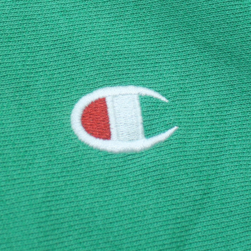 Champion Men's Green Reverse Weave Pullover Sweatshirt Medium