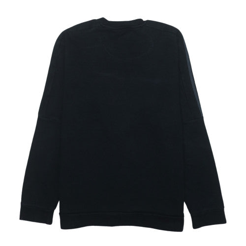 Adidas Men's Black Pullover Crew Neck Sweatshirt Size M