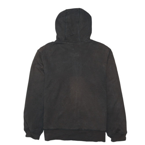 Gap Men's Black Full Zip Hoodie Medium Cotton Knit Jacket
