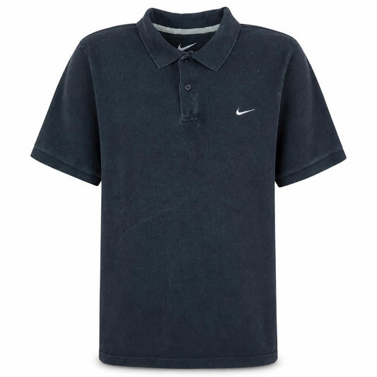 Nike Men's Black Cotton Polo Shirt Size M Classic Fit