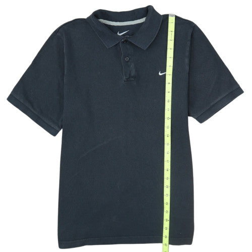 Nike Men's Black Cotton Polo Shirt Size M Classic Fit