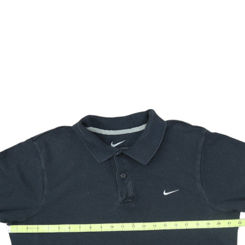 Nike Men's Black Cotton Polo Shirt Size M Classic Fit