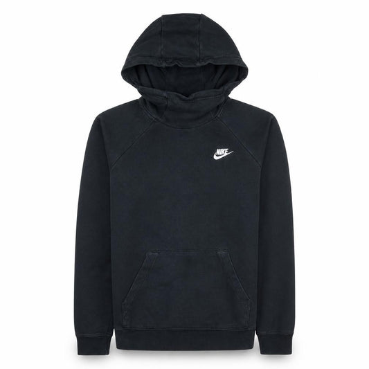 Nike Men’s Black Pullover Hoodie Medium Fleece Sportswear