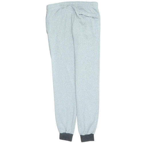 Nike Men Grey Regular Fit Joggers Sweatpants M Adjustable Drawstring Logo