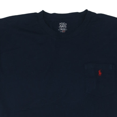 Polo Ralph Lauren Men's Navy Blue 3XLT Classic Cotton T-Shirt