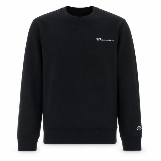 Champion Men's Black Crew Neck Pullover Sweatshirt M