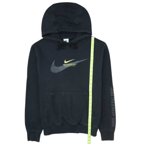 Nike Men’s Black Pullover Hoodie M Logo Athletic Dept Fleece Sweatshirt