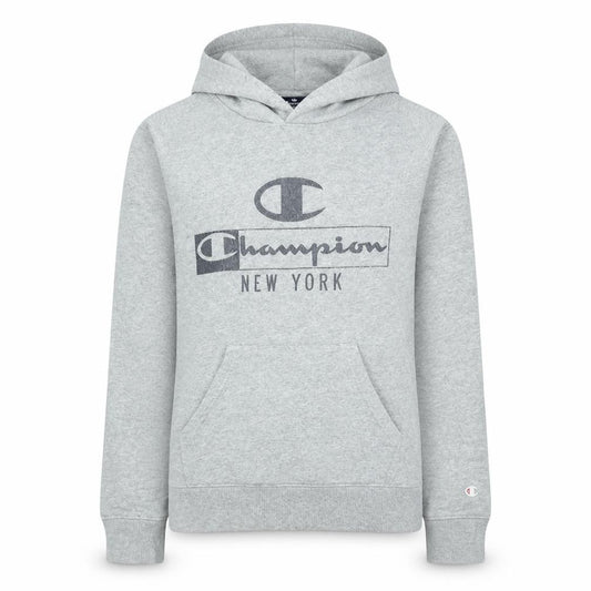 Champion Women's Grey Pullover Hoodie Medium New York Logo