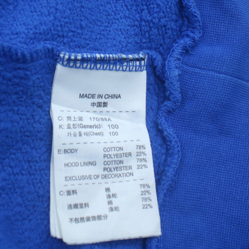 Nike Men's Blue Pullover Hoodie M Sports Fleece Logo