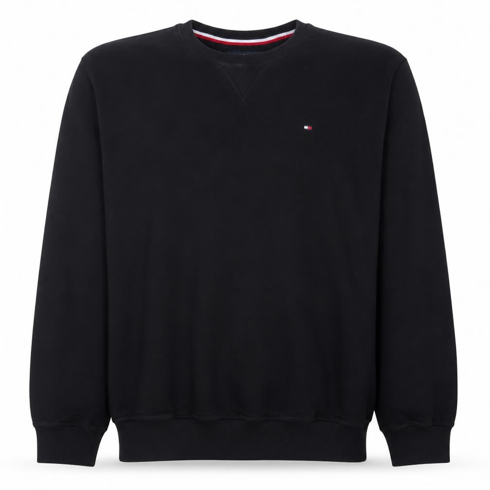 Tommy Hilfiger Men's Black XL Pullover Sweatshirt Crew Neck Logo