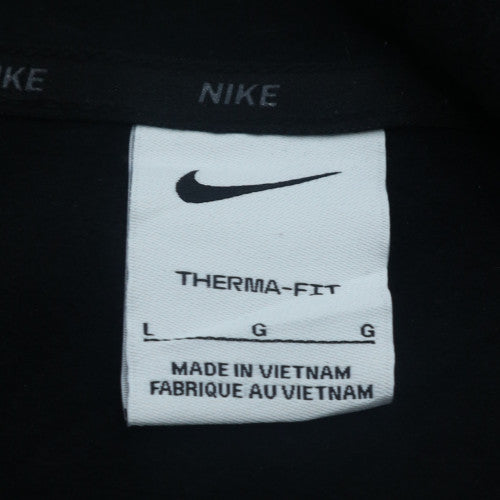 Nike Men's Black Therma-Fit Pullover Hoodie Size L
