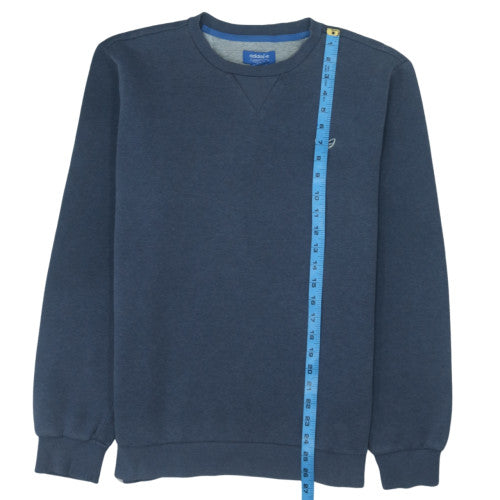 Adidas Men's Blue Crew Neck Pullover Sweatshirt Size M
