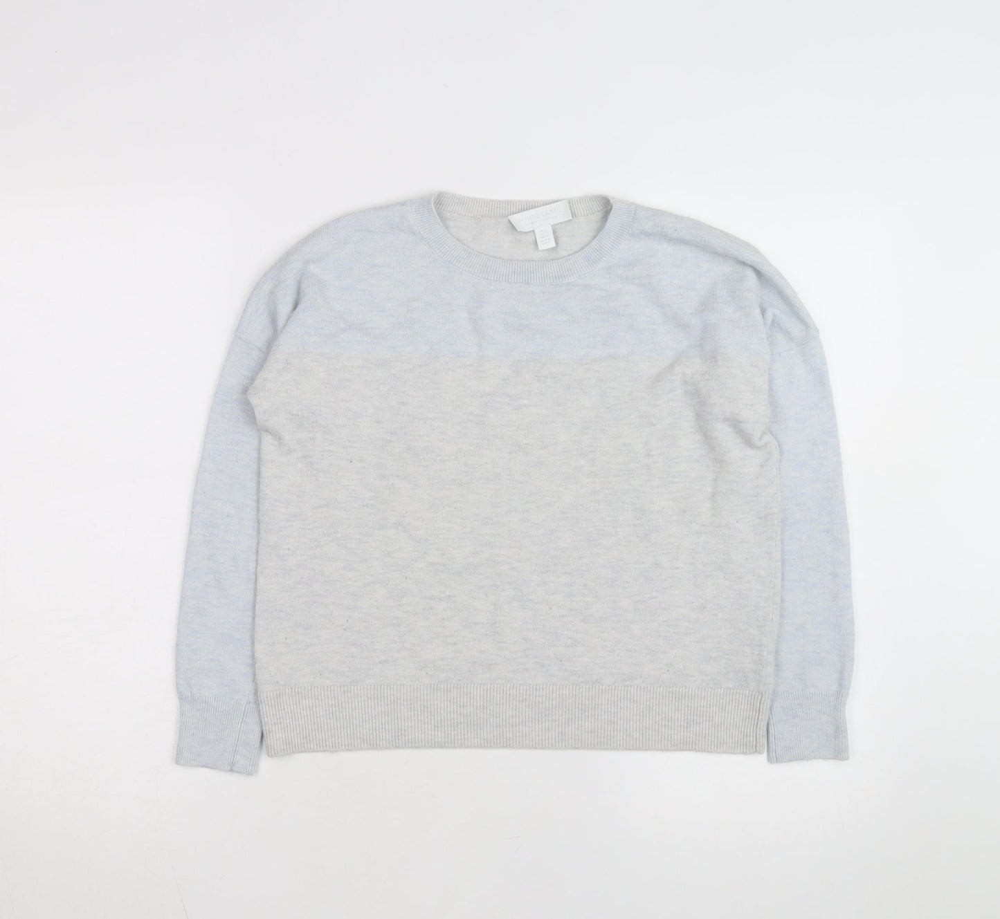 White Label Women’s Grey Crew Neck Wool Blend Jumper Size 8