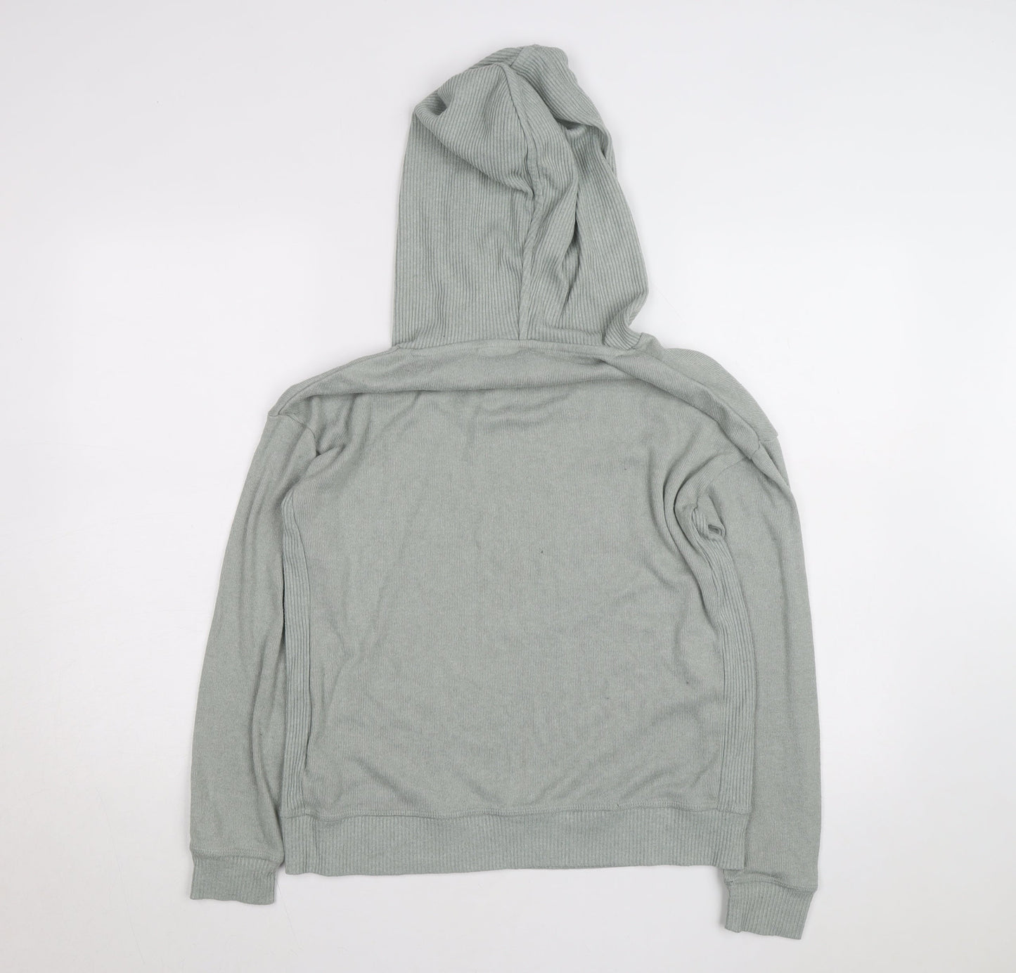 FatFace Women’s Grey Hooded Pullover Hoodie Size 10 Cotton Blend