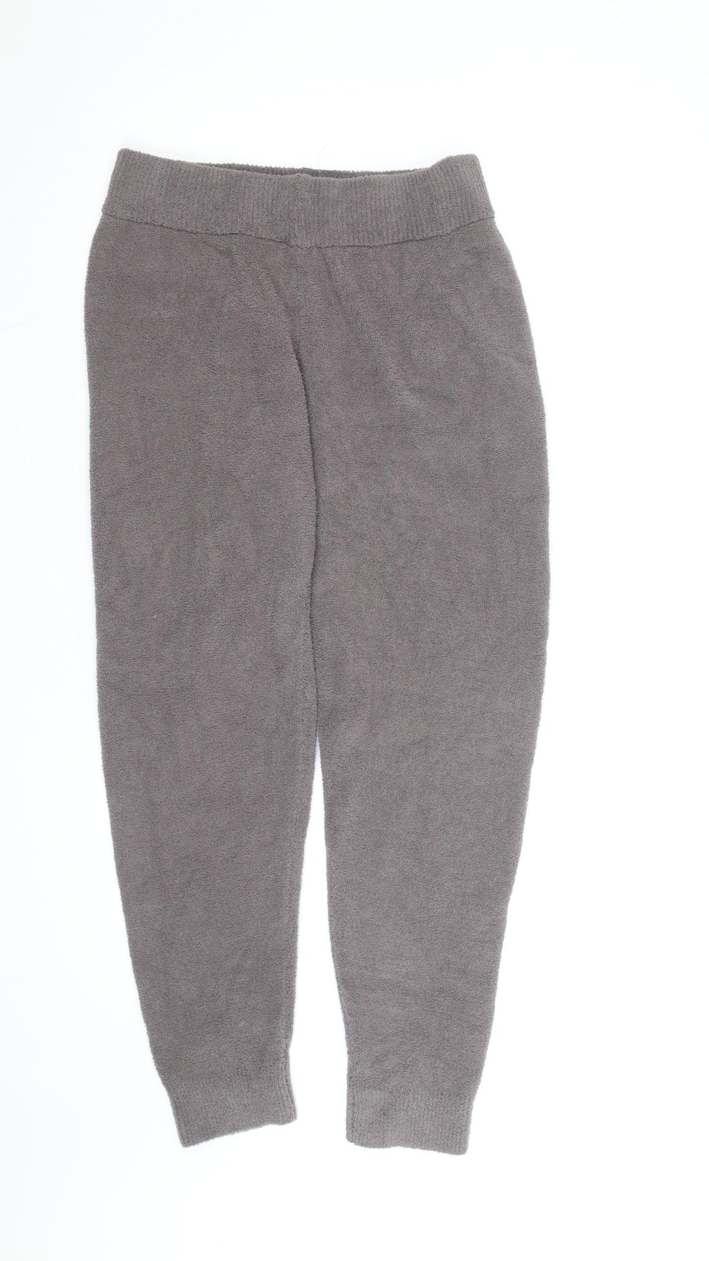 Marks and Spencer Womens Grey Fleece Jogger Trousers M