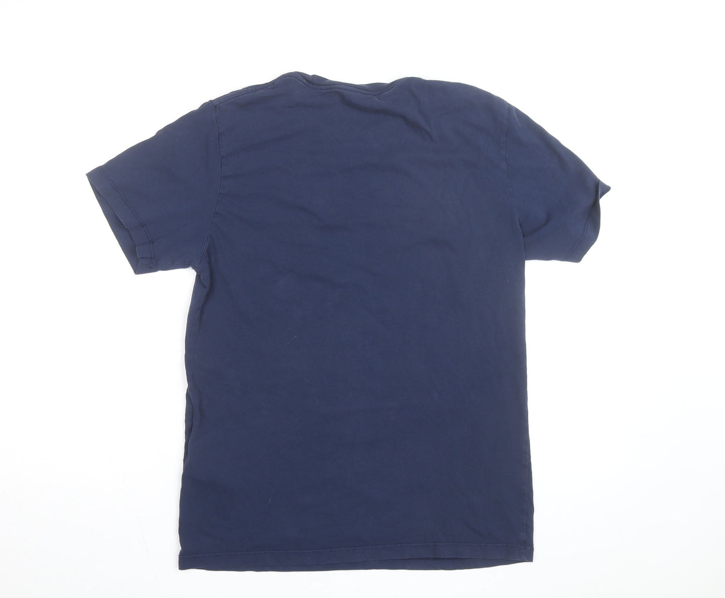 Levi's Men's Blue Graphic Logo Crew Neck Cotton T-Shirt Size S