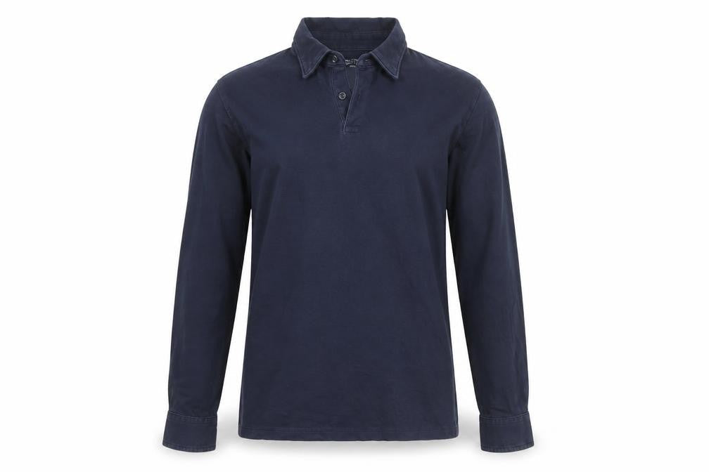 Charles Tyrwhitt Men's Blue Small Regular Fit Cotton Long Sleeve Button-Up Shirt