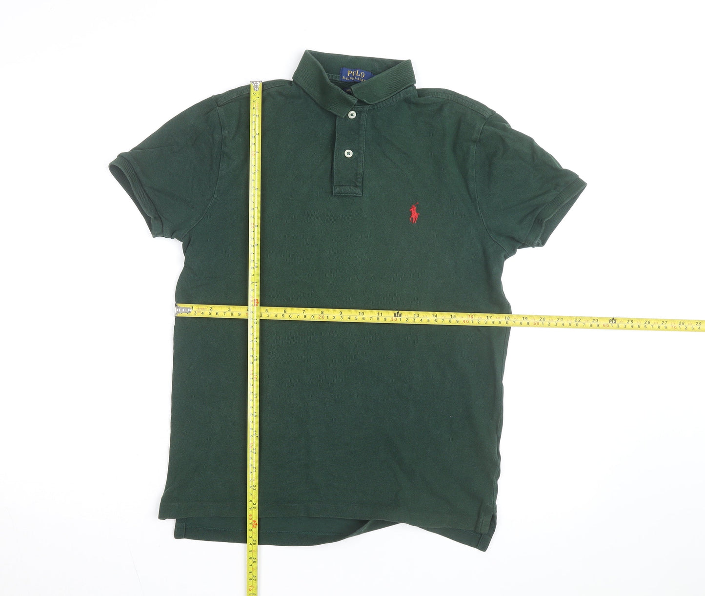 Ralph Lauren Men’s Dark Green Slim Fit Polo Shirt Size S