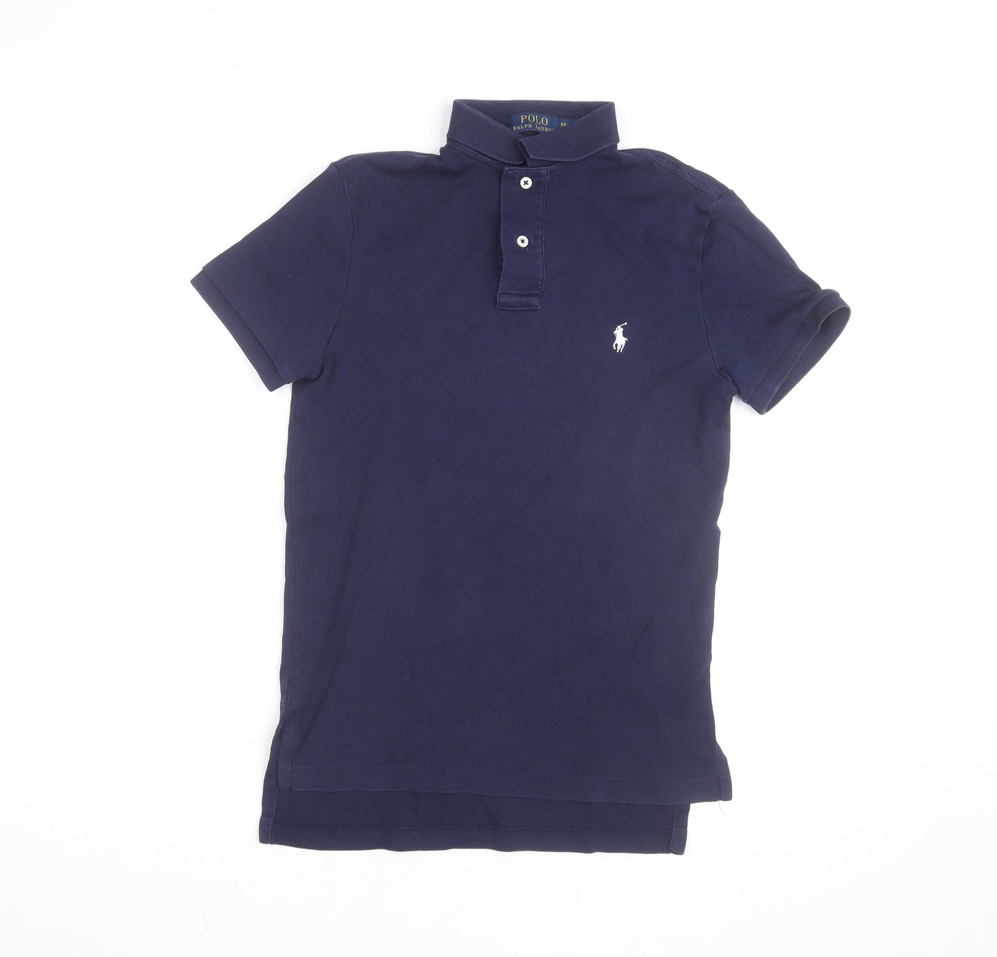 Ralph Lauren Men's Blue XS Slim Fit Cotton Polo Shirt