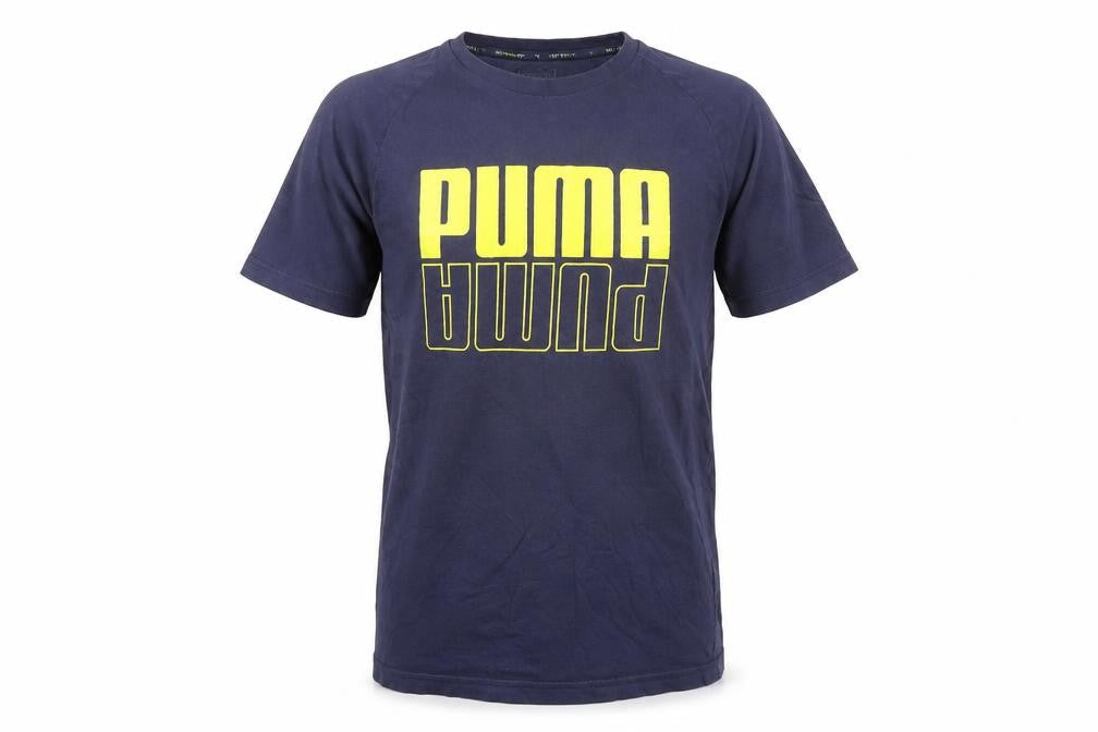 Puma Men's Blue Moisture Wicking Graphic T-Shirt Size S