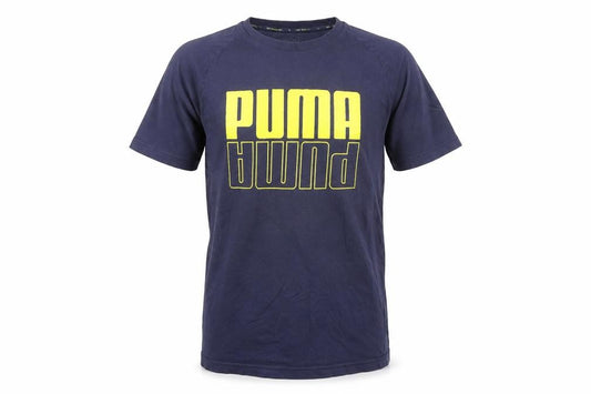 Puma Men's Blue Moisture Wicking Graphic T-Shirt Size S
