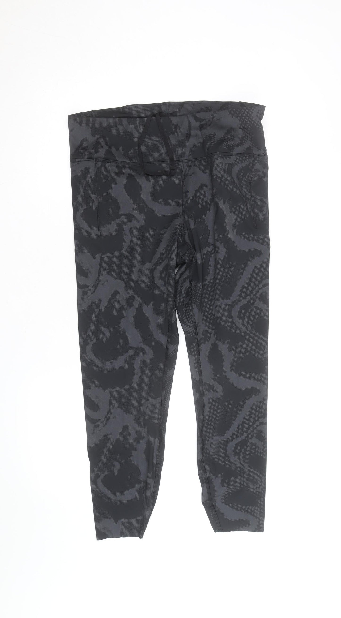 Marks and Spencer Womens Black Camouflage Goodmove Leggings Size 16